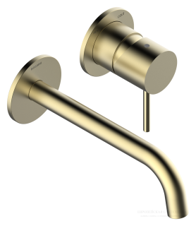 Встраиваемый смеситель для раковины Bossini Teo Z00730.043 сатинированное золото